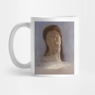 Closed Eyes by Odilon Redon Mug